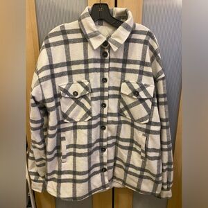 Nordstrom Thread & Supply plaid flannel Size Large *FLAWED